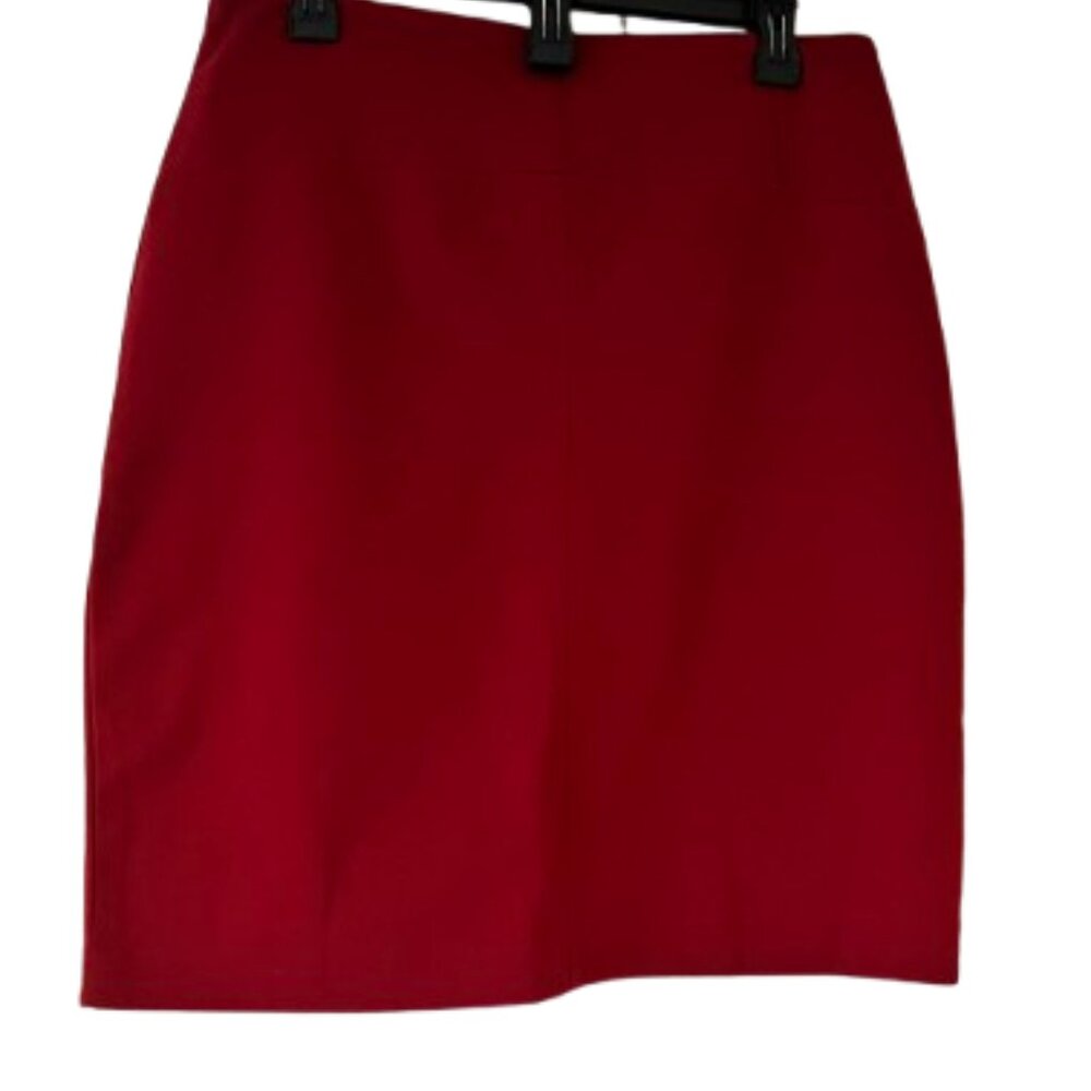 New York & Company Red Pencil Skirt - 10
